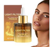Lotion autobronzante | 30 ml Crème autobronzante | Liquide bronzant naturel avec hydratation pour le visage, le corps, les hommes et les femmes, solution de bronzage douce