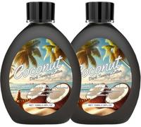 Lotion autobronzante à la noix de coco, accélérateur de bronzage, sans danger pour le visage et le corps, hydratante et pour un bronzage longue durée en intérieur et en extérieur, pour tous types de p