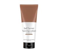 Lotion autobronzante d'ingrédients organiques naturels - Lotion autobronzante hydratante à la noix de coco pour un bronzage naturel clair à moyen ou moyen (cafée, taille unique)