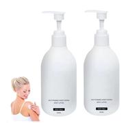 Lotion blanchissante originale pour le corps, hydratation en profondeur pour les taches brunes, hydratation 24 heures pour une peau lisse et éclatante, formule fraîche non grasse (2 pcs)