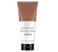 Lotion bronzante bronzante, crème bronzante progressive naturelle pour le corps et le visage, beurre autobronzant pour un éclat bronzé, application lisse pour un look ensoleillé, sans traces d'odeur