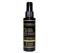 Kerargan - Lotion Tonique Capillaire 17en1 à l'Huile de Ricin 100% Naturelle - Tous Types de Cheveux - Réduit la Chute, Hydrate, Protège la Couleur - Sans Sulfate, OGM, Huile Minérale - 120ml