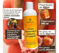 Lotion Corporelle 100% Naturelle - 300 Ml - Certification Bio. Crème Réaffi Te, Régénératrice E Hy Atante Avec Propolis, Karité, Rosier Rubigineux, Chanvre Et Huiles Essentielles.