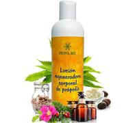 Lotion Corporelle 100% Naturelle - 300 Ml - Certification Bio. Crème Réaffirmante, Régénératrice E Hydratante Avec Propolis, Karité, Rosier Rubigineux, Chanvre Et Huiles Essentielles