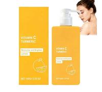 Lotion corporelle à la vitamine C infusée de curcuma, crème hydratante pour la lotion pour peau sèche et terne, crème corporelle douce au curcuma et à la vitamine C, soutient la Peau douce. (1PCS)