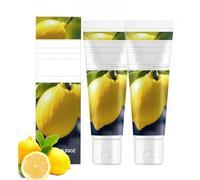 Lotion corporelle apaisante au lait et au citron, hydratante et nourrissante pour la peau sèche, lotion corporelle hydratante non grasse parfumée et rafraîchissante (2 pcs)