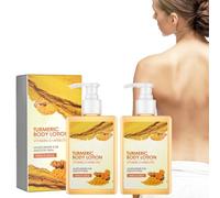 Lotion Corporelle au Curcuma,Lotion pour le Corps Éclaircissante pour l'Hydratation,Élimination de l'Hyperpigmentation,Peau Lisse, Hydratation Durable,Cadeau de la Fête des Mères (2PCS)