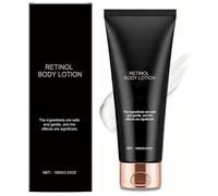 Lotion corporelle au rétinol, lotion raffermissante au beurre de karité pour les peaux fripées, les vergetures et les dommages causés par le soleil - Éclaircissante, hydratante - Non grasse (1pcs)