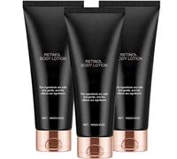Lotion corporelle au rétinol, lotion raffermissante au beurre de karité pour les peaux fripées, les vergetures et les dommages causés par le soleil - Éclaircissante, hydratante - Non grasse (3pcs)