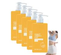 Lotion Corporelle éClaircissante Au Curcuma Et à La Vitamine C - CrèMe Hydratante Pour Le Corps Au Curcuma Et à La Vitamine C, Hydratante Raffermissante Pour Teint IrréGulier, Peau CréPue (5 PCS)