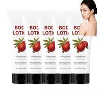 Lotion corporelle hydratante profonde à la grenade, hydratant réparateur pour la peau sèche, lotion corporelle non collante à absorption rapide pour nourrir pleinement le corps, crème soyeuse (5PCS)