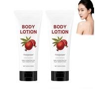 Lotion corporelle hydratante profonde à la grenade, hydratant réparateur pour la peau sèche, lotion corporelle non collante à absorption rapide pour nourrir pleinement le corps, crème soyeuse (2PCS)