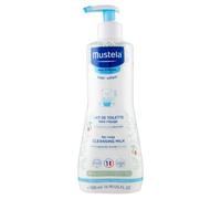 Mustela Lait de Toilette à l'Avocat Perséose BIO, Visage, Corps, Change, Bébé, Enfant, Famille - Nettoie sans rincer, 98% d'ingrédients d'origine naturelle (500ml)