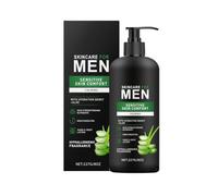 Lotion Corporelle Pour Hommes À L'Extrait D'Aloe Vera, Crème Hydratante Pour Peau Sèche Et Rugueuse, Soin Apaisant Pour Le Visage Et Le Corps, Hydratation Quotidienne Pour Une Peau Douce Et Lisse