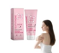 Lotion corporelle tonifiante au glutathion et à la niacinamide - Lotion hydratante quotidienne légère enrichie en glutathion 50x, hydratant parfumé pour une peau douce et non grasse (1 pièce)