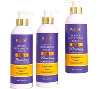 Lotion éclaircissante pour le corps, 500 ml, enrichie au glutathion, pack de 3 lotions