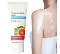 Lotion Hydratante Du Corps | 100 G De La Peau Sèche | Crème Pour Le Corps D'aloès De Pamplemousse | Absorbant Rapide | Hydratation Profonde | Léger | 5.5x16.2cm | Parfait Pour Les Hommes Et Les Femmes