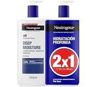 Neutrogena Pack Hydratation Profondeur Peaux sèches Sans parabène - 2 x 750 ml