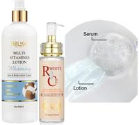 Lotion nourrissante pour le corps, avec vitamine B3, vitamine C, 500ML, set 2 en 1