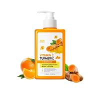 Lotion pour le corps Curcuma Vitamine C Rétinol 300ml | Formule légère non grasse à absorption rapide. Convient au corps et visage pour votre routine quotidienne