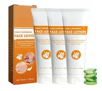Lotion pour le visage absorbant la transpiration, anti-transpirant pour le visage, lotion anti-transpirante et anti-huile, crème pour le visage anti-transpiration (3 pcs)