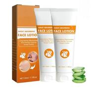 Lotion pour le visage absorbant la transpiration, anti-transpirant pour le visage, lotion anti-transpirante et anti-huile, crème pour le visage anti-transpiration (2 pcs)