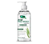 Lotion pré-cire 100 % bio - Formule hydratante pour une peau lisse et douce avant l'épilation à la cire, réduit les rougeurs et les irritations, lotions d'épilation à la cire plus confortables (pompe