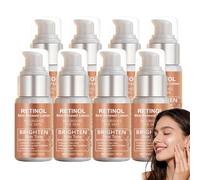 Lotion régénératrice au rétinol pour les ridules du visage, Lotion hydratante puissante pour l'hydratation des peaux sèches, Crème lissante pour repulper et raffermir la peau. (8PCS)