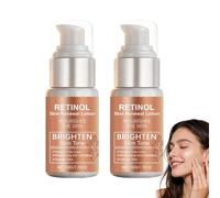 Lotion régénératrice au rétinol pour les ridules du visage, Lotion hydratante puissante pour l'hydratation des peaux sèches, Crème lissante pour repulper et raffermir la peau. (2PCS)