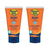 Lotion solaire Banana Boat Sport Ultra SPF 30, format voyage, 85 ml, double protection solaire r sistante la transpiration et l'eau, pour un
