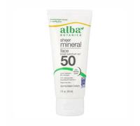 Lotion Solaire Minérale Translucide Pour Le Visage SPF 50 2 Oz Par Alba Botanica