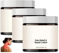 Lotion soulagement et réparation- 120ml,lait corporel intensément nourrissant,À base d'ingrédients végétaux naturels, nourrissante, tous types de peau (3 PCS)