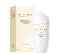 Lotion tonique au riz, Lotion tonique hydratante intense au riz blanc, Essence éclat à la niacinamide, Rétrécit les pores, Soulage la peau sèche, Légère et non collante, Convient à tous types de peau