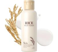 Lotion tonique au riz pour le visage, 100 ml, lotion tonique au lait de riz coréen, hydratante et tonifiante, améliore la texture de la peau et réduit les pores, améliore la fermeté de la peau (1PC)
