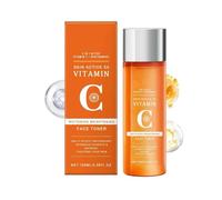 Lotion tonique éclaircissante à la vitamine C 5x, hydratante en profondeur, réparatrice après-soleil, idéale comme base de maquillage, non collante.