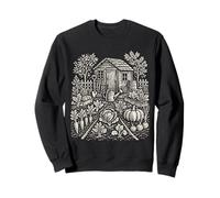 Lotissement Jardin Légumes Art Folklorique Cultivez Votre Propre Sweatshirt