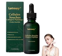 Lotmay Cellules Souches Collagène Peptidique Orales Gouttes, 2026 Nouveau Lotmay Sérum Oral de Cellules Souchse et Peptides de Collagène, Raffermissement de la Peau, Convient à tout le Monde (1box)