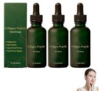 Lotmay Gouttes orales de peptide de collagène pour femme, peptides de collagène liquide hydrolysés pour soulever et raffermir la peau et réduire les rides, 30 ml (3)