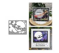 Lotmouday Promenade en traîneau du père Noël Matrices de découpe pour scrapbooking