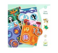 Djeco - Jeu de Loto Wood - Educatif Bois Orange G