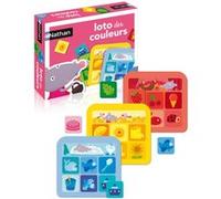 Nathan Jeu éducatif Loto des Couleurs – Découvrir et nommer les couleurs – Dès 2 ans