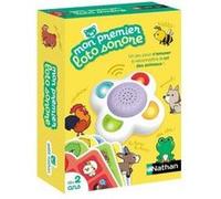 Loto des sons 24 cris des animaux 3 modes de jeu - loto sonore enfant 2 ans - eveil sensoriel - set jouet educatif electronique et carte