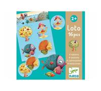 Djeco Loto Les 4 saisons – Mixte Vert – À partir de 3 ans