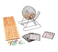 Jeu de loto en bois avec sphère métal 18 cm
