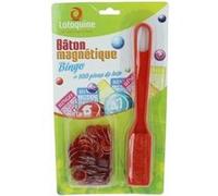 Loto - ramasse rouge + 100 pions magnétiques de loto rouge multicolore G