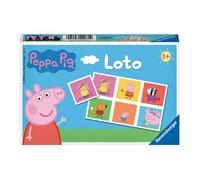 LOTO - RAVENSBURGER - Peppa Pig - Pour Enfant de 3 ans et plus - Garantie 2 ans - Bleu