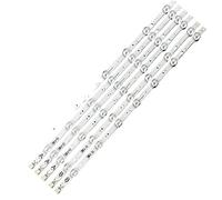 LOTOAK Barre LED Compatible for 49PUS6031/12 LUX149003 TD49UHDLED19 VES490QNDL-2D-N11 VES490QNDS-2D-U11 VESTEL 49 UHD DRT VNB AB 49PUS6031 6 pièces