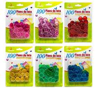 Lotoquine - 100 Pions de loto magnétiques - Coloris aléatoire