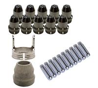 Lotos PCS22 Plasma Cutter Consumables Sets for Brown Color LTP5800D LTP5000D and Brown Color LTPDC2000D (22 Pieces)