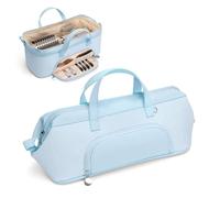 Lotour Étui de voyage pour outils capillaires Shark HD430 Flex Style/Dyson Supersonic/Dyson Airwrap, organiseur de voyage portable pour accessoires de cheveux (bleu)